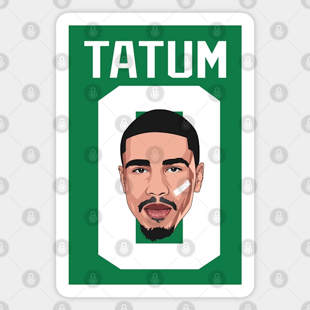 Jayson Tatum Magnet by origin illustrations